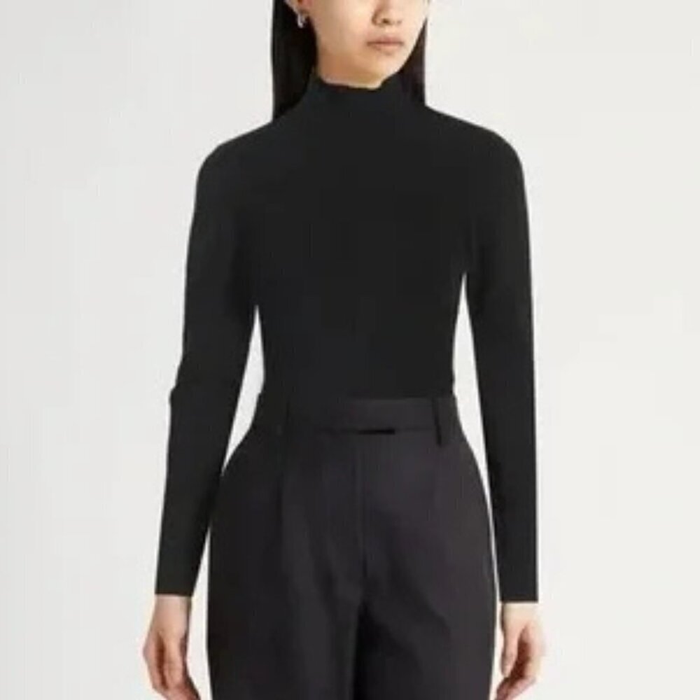 Tory Sport  Tory Burch Black Turtleneck Long Sleeve Shirt 37389